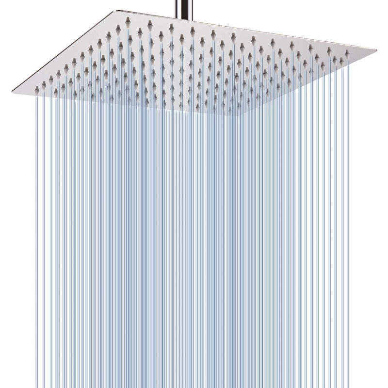 12-Inch Square Rain Shower Head