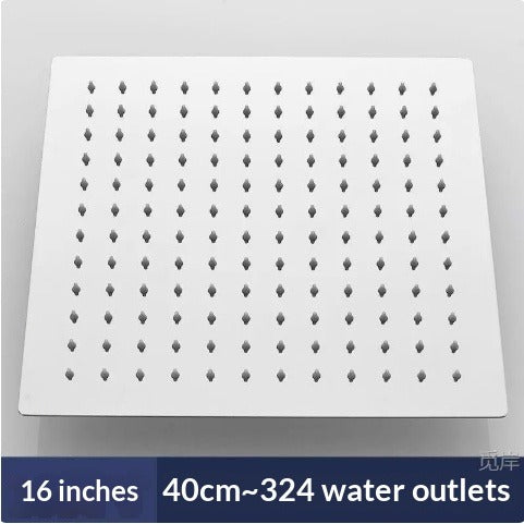 12-Inch Square Rain Shower Head