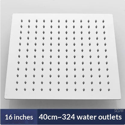 12-Inch Square Rain Shower Head